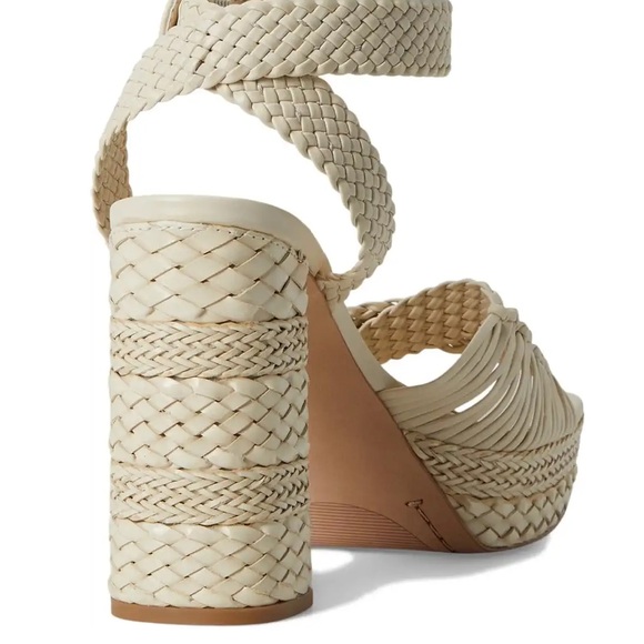 Vince Camuto Pessa Ankle Strap Platform Sandal Panna Creme - Picture 5 of 7